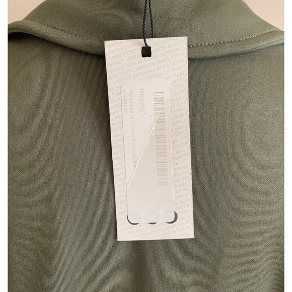 BOOHOO Olive Green Isobel O-Ring Belted Knit Duster Cardigan/Jacket NWT 6P - Picture 7 of 11